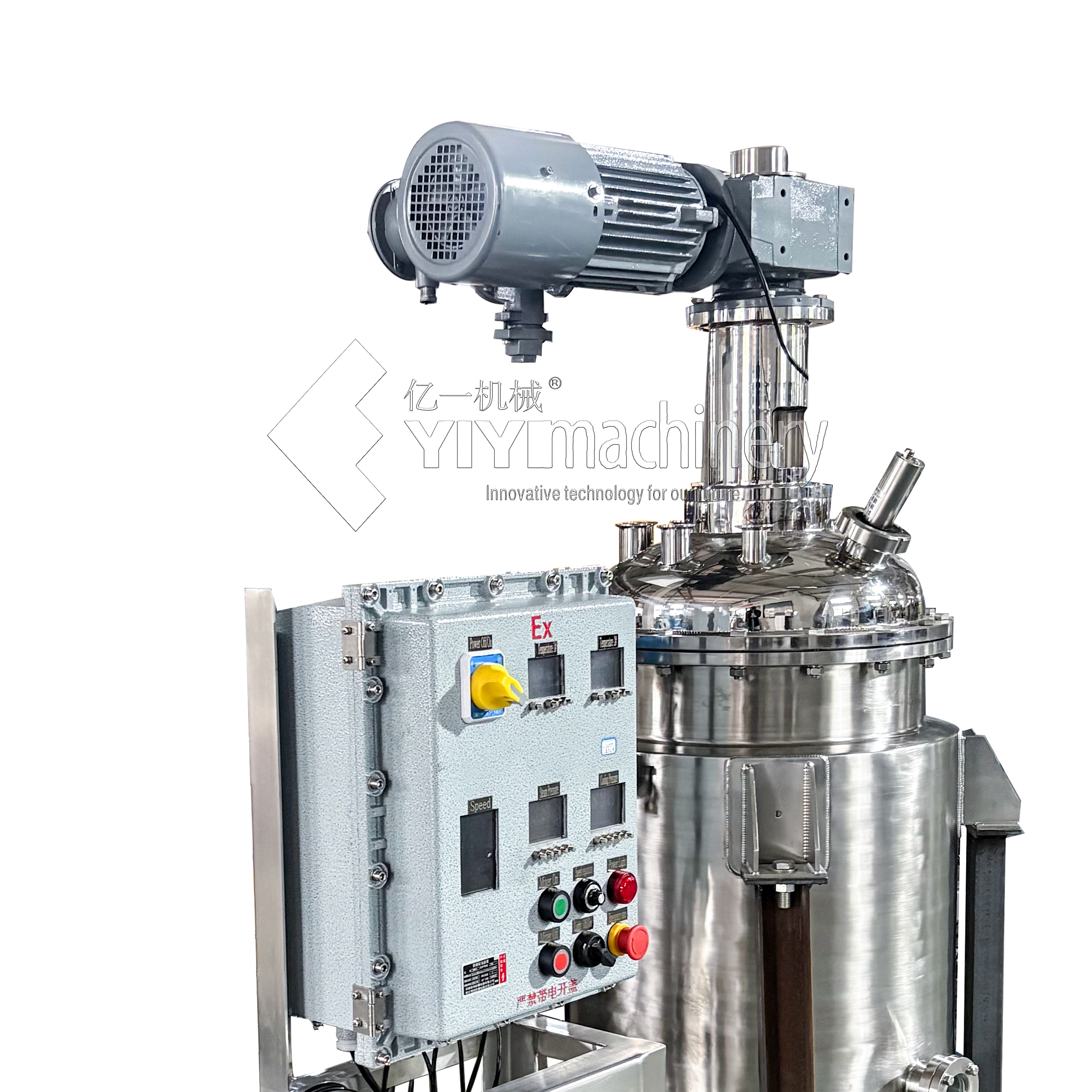 100Lt Stainless Steel Reactor Jacket Mixing Tanks