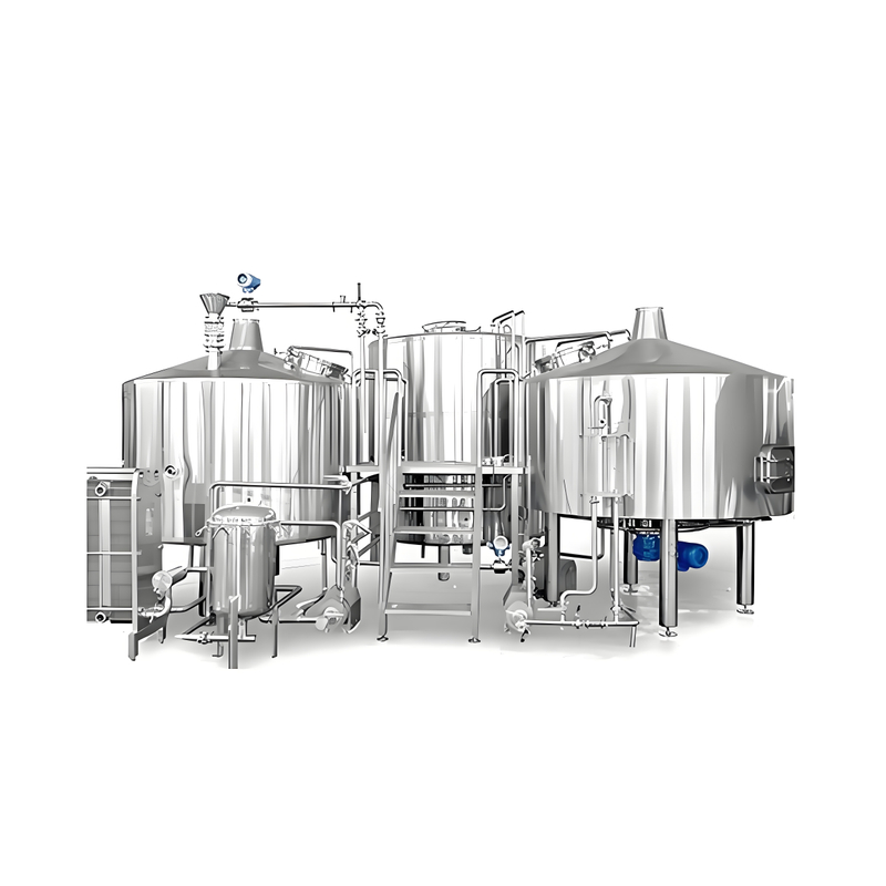 Beer Equipment Fermentation Saccharification Tank Malt Crusher 304 Affordable Stainless Steel Brewing Systems for Startup Breweries