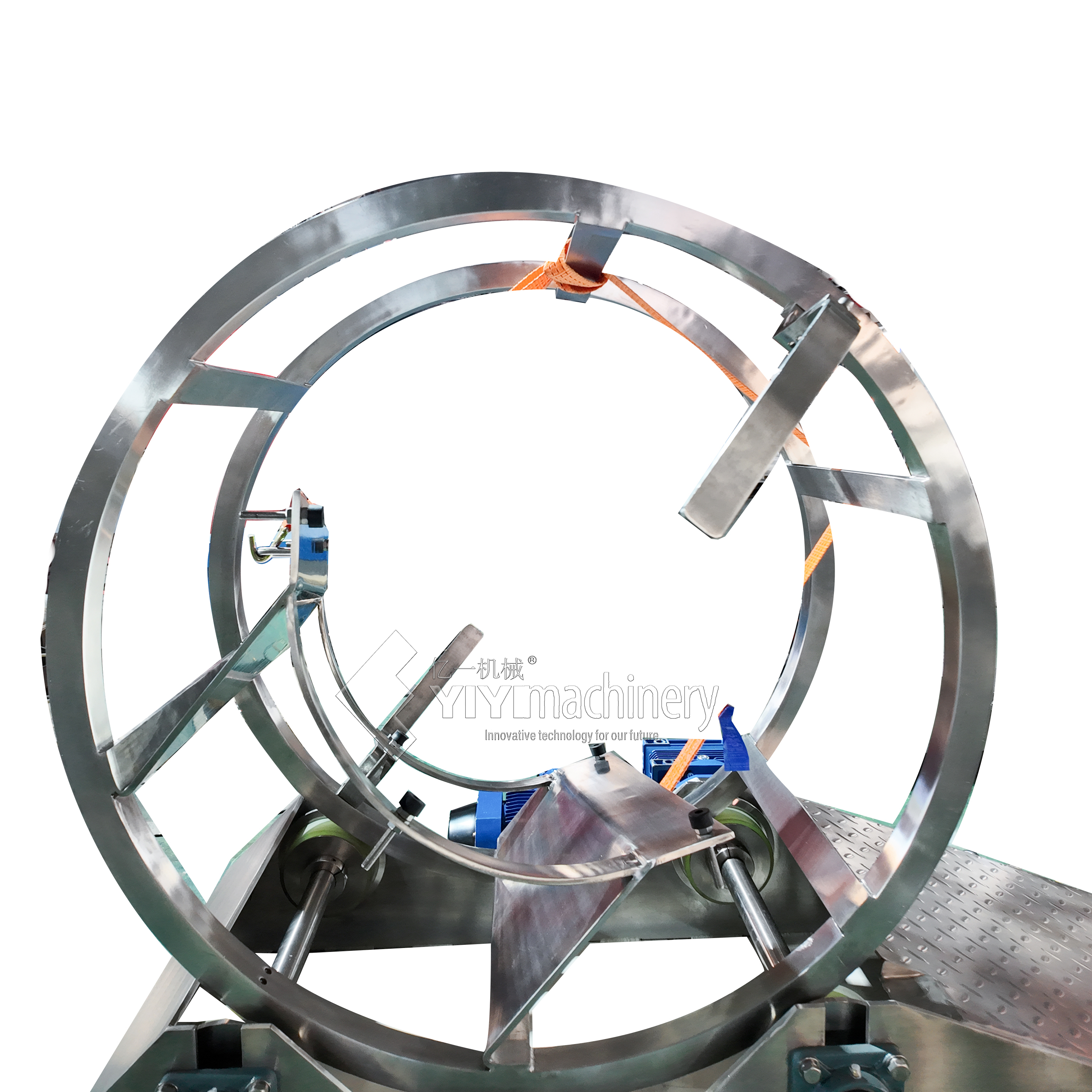 Roller Rack Suitable for Testing Stainless Steel Oil Drum Tank