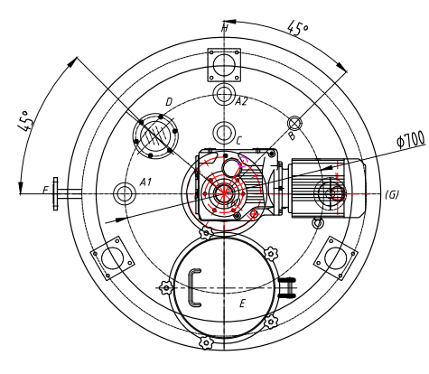 Manufacture Price Customizable Stirring Equipment Pot Reaction Vessels