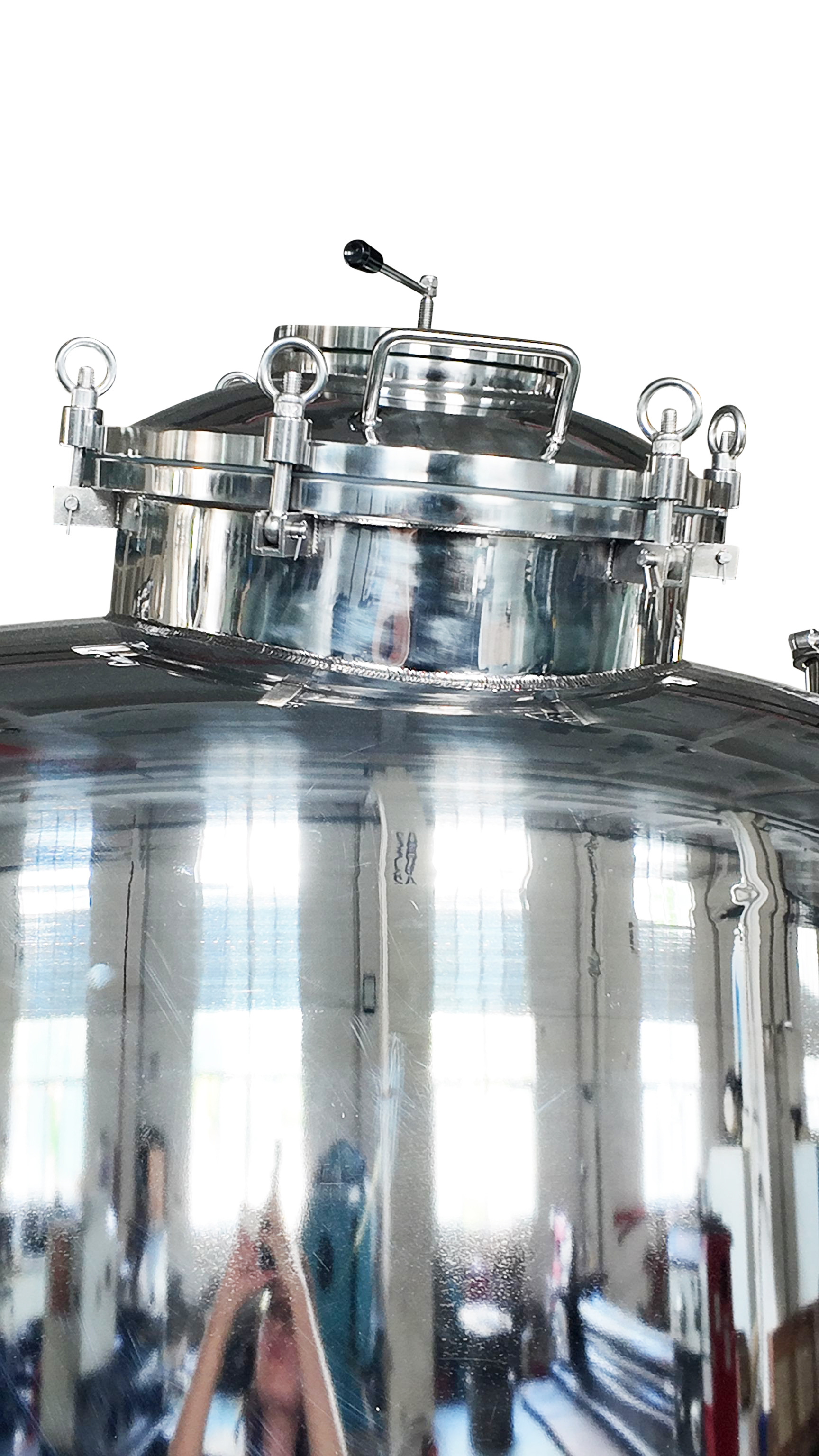 Stainless Steel 1500 Liter Metering Tank for Lithium Battery Production