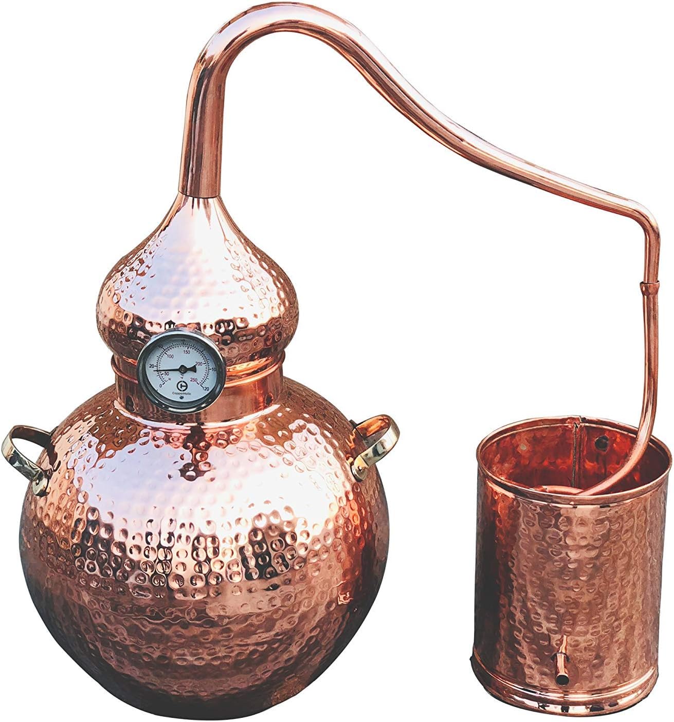 5 Gallon Pure Copper Alembic Still for Whiskey Moonshine Essential Oils by Yiyi 20 Litre