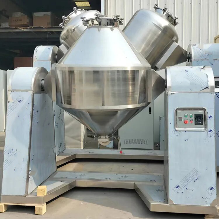 Stainless Steel Custom Made Double Cone Powder Mixer Blender Mixing Tank