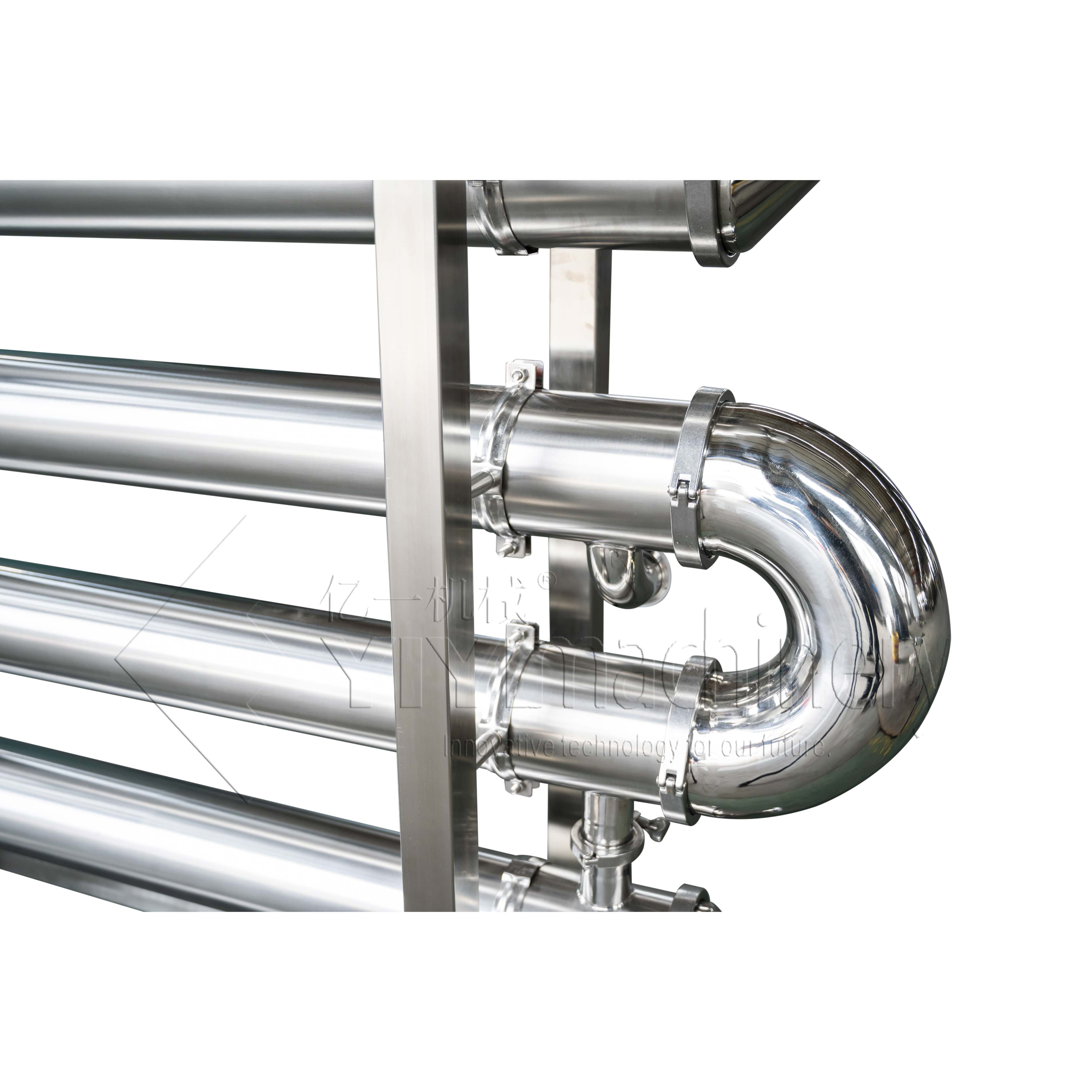 Stainless Steel Titanium Gasket Plate Heat Exchanger for Water Oil Sugar Milk Beer Chemical Industry Cooling And Heating Cross-flow Heat Exchanger 
