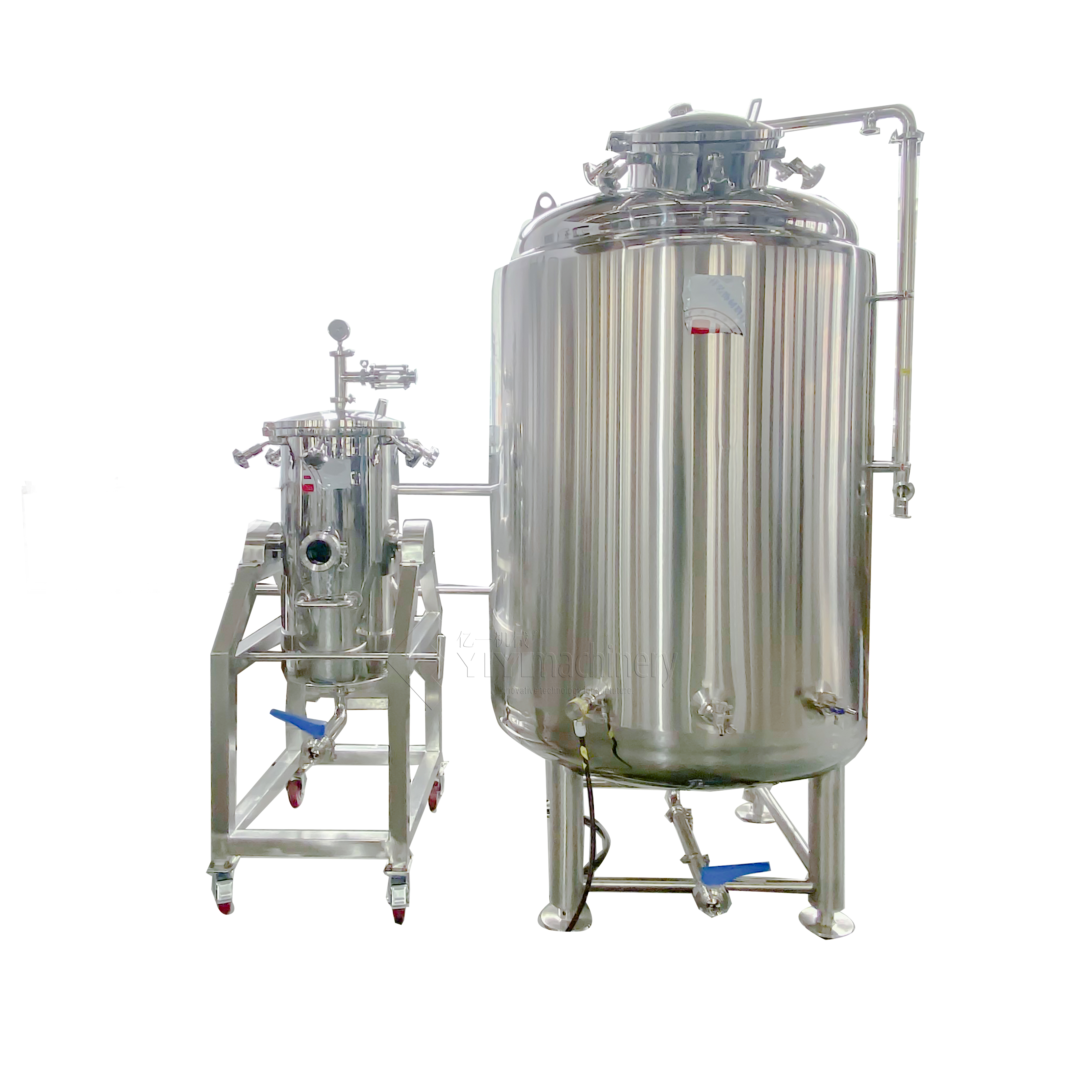 Industrial Household Ss Tank Tanks Alcohol Ethanol Saccharification Equipment Durable Stainless Steel Brewing Vessels for Commercial Use