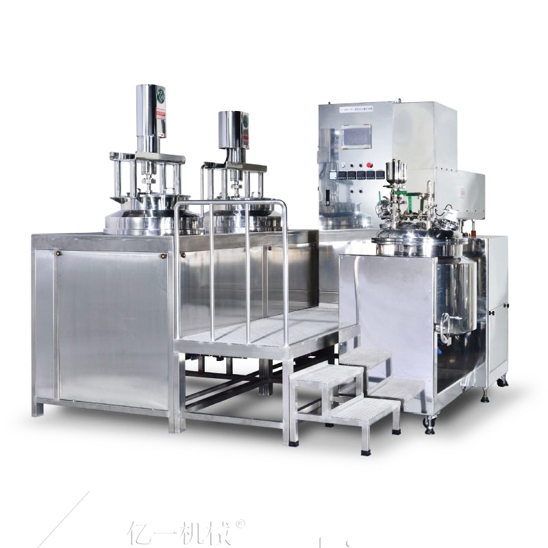  Homogenizer Mixing Detergent Production Line Vacuum Cosmetic Mixer Stirring Tank Used Stainless Steel Tank with Agitator