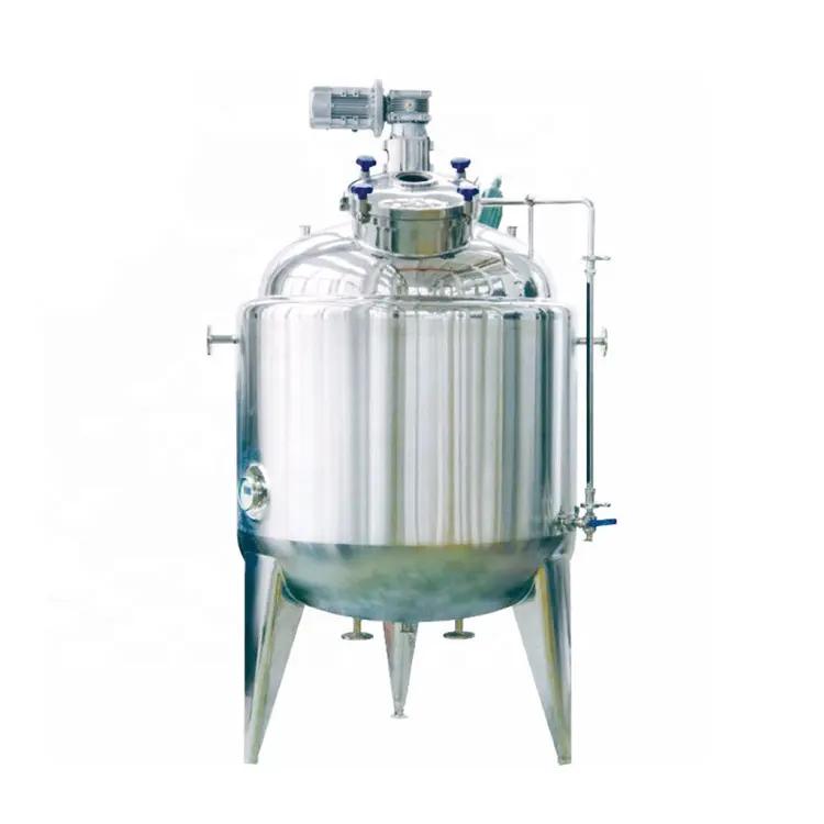 Stainless Steel Material Vacuum Emulsifying Mixer Ultrasonic Emulsifier Vacuum Mixing Tank With Agitator