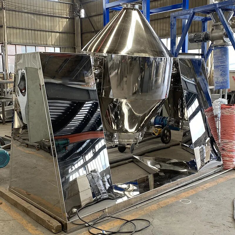 Stainless Steel Custom Made Double Cone Powder Mixer Blender Mixing Tank