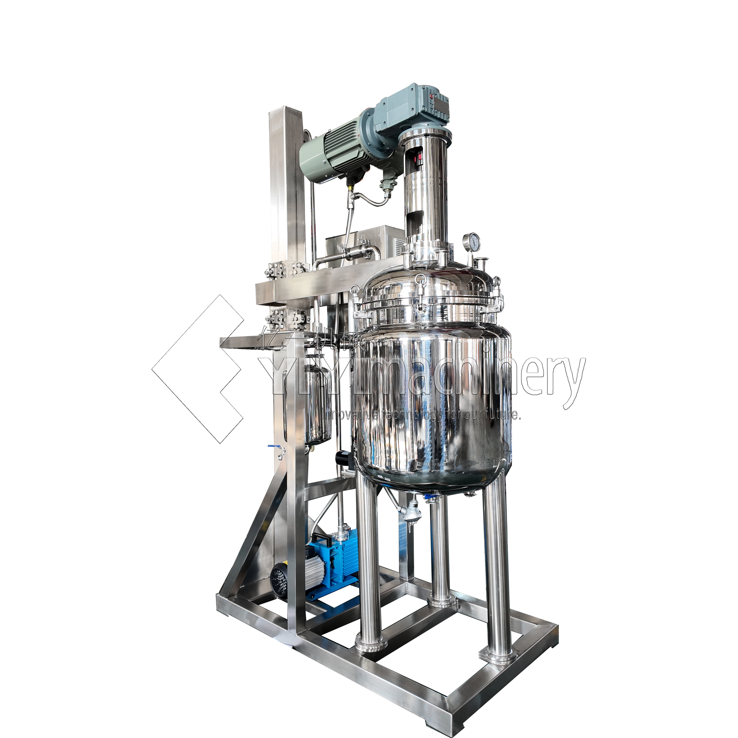 Mixing Equipment Vertical Tank Stainless Steel with Agitator Lift Type