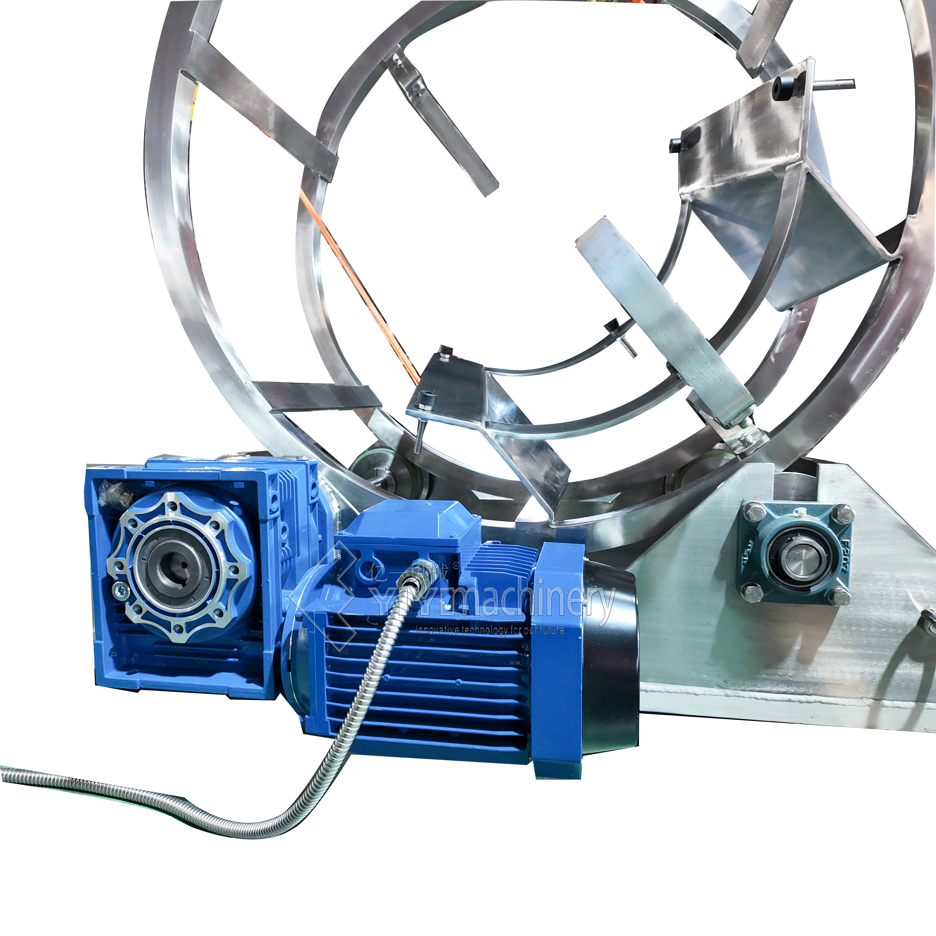Roller Rack Suitable for Testing Stainless Steel Oil Drum Tank