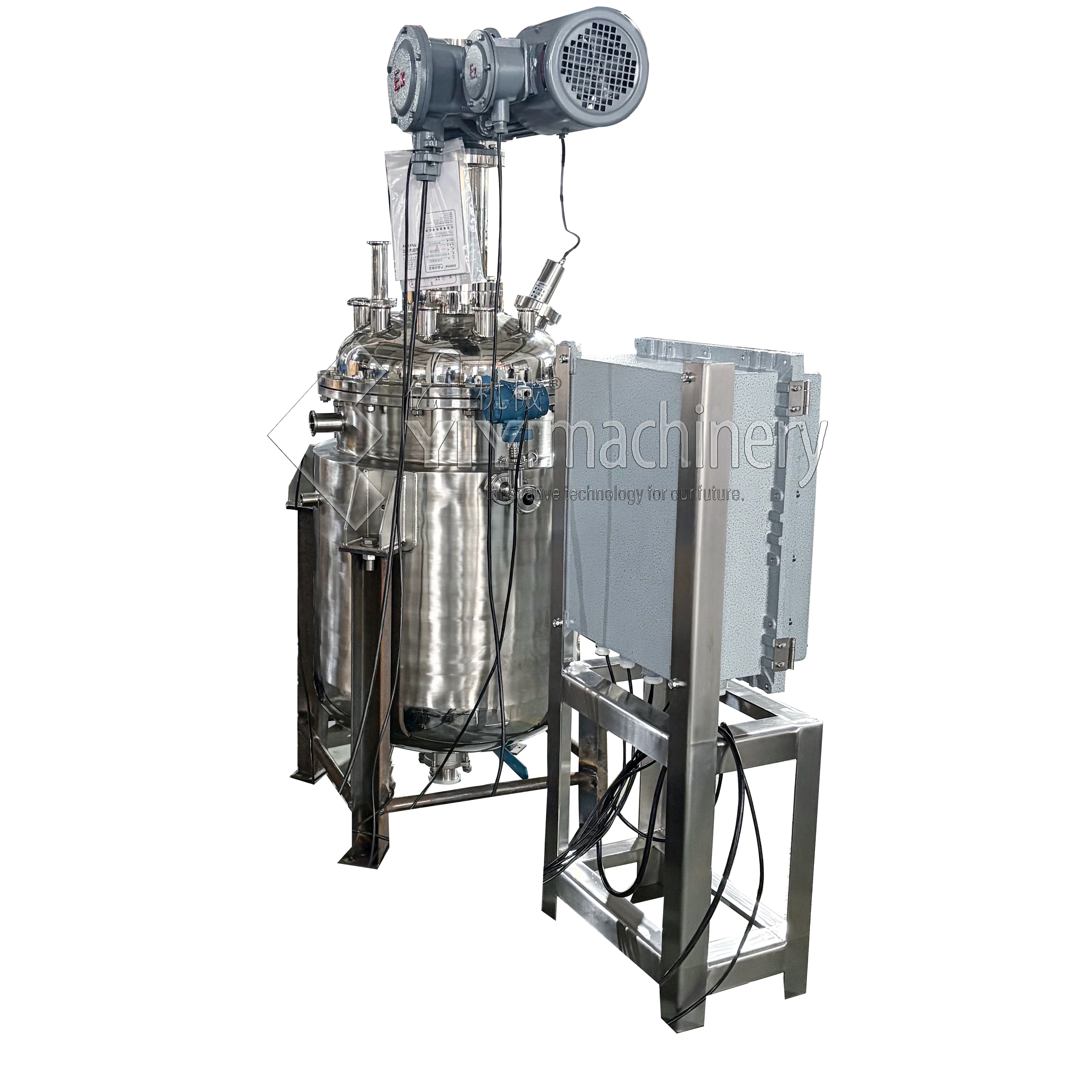100Lt Stainless Steel Reactor Jacket Mixing Tanks