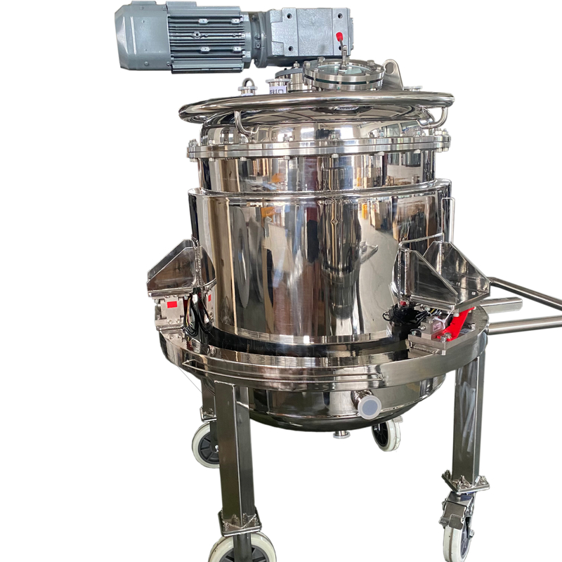 100 200 300 L Reactor Tank Jacket Reactor Agitator Electric Steam Jacketed Mixing Sanitary Stainless Steel Mixing Tank for Biotechnology Research 