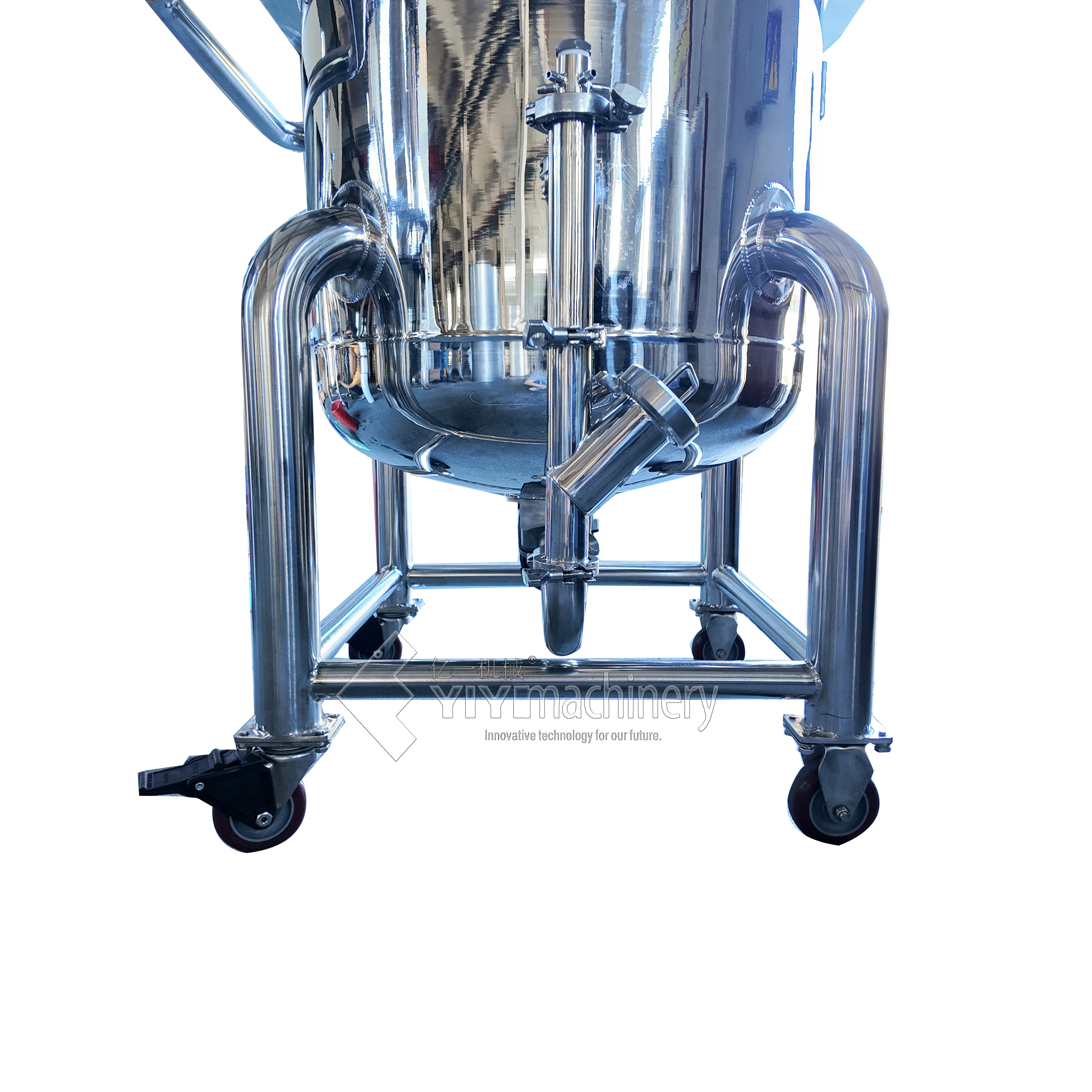 150L Mobile Stainless Steel Tank Tanks for Mixing Mixer