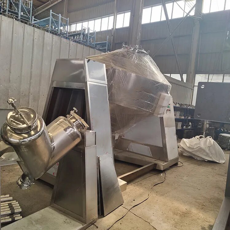 Stainless Steel Custom Made Double Cone Powder Mixer Blender Mixing Tank