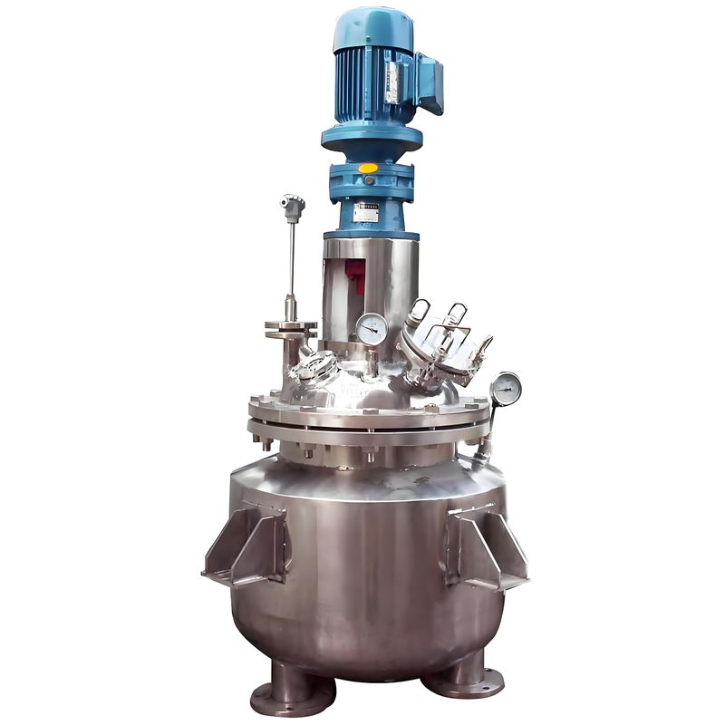 Stainless Steel Reaction Kettle Continuous Stirred Tank Reactor Durable Vessel components