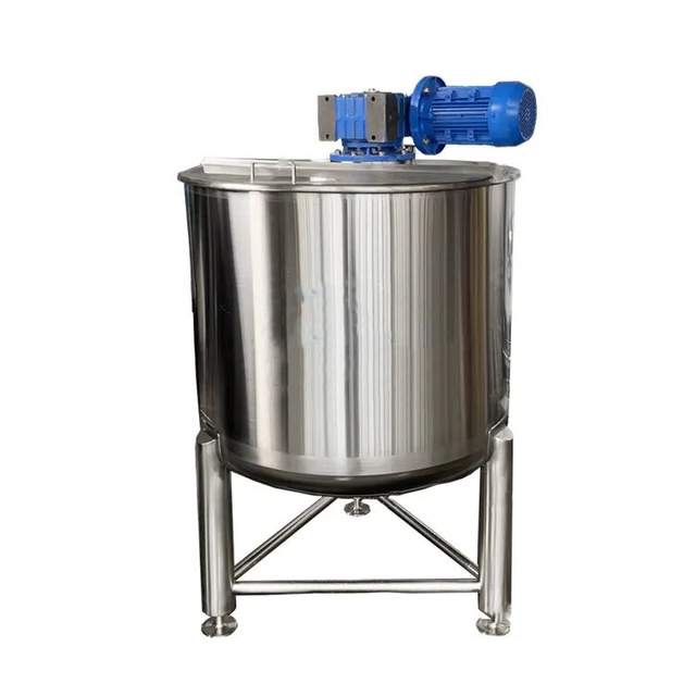 Liquid Emulsion Reactor Homogeneous Tank Agitator Electric Steam Heated Mixer Jacket Stainless Steel Mixing Tank