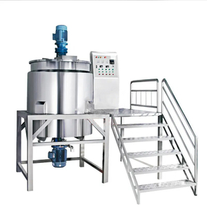 High Quality Emulsifying Homogenizer Tank Electric Steam Heating Mixer Jacketed Stainless Steel Mixing Tank with Agitator