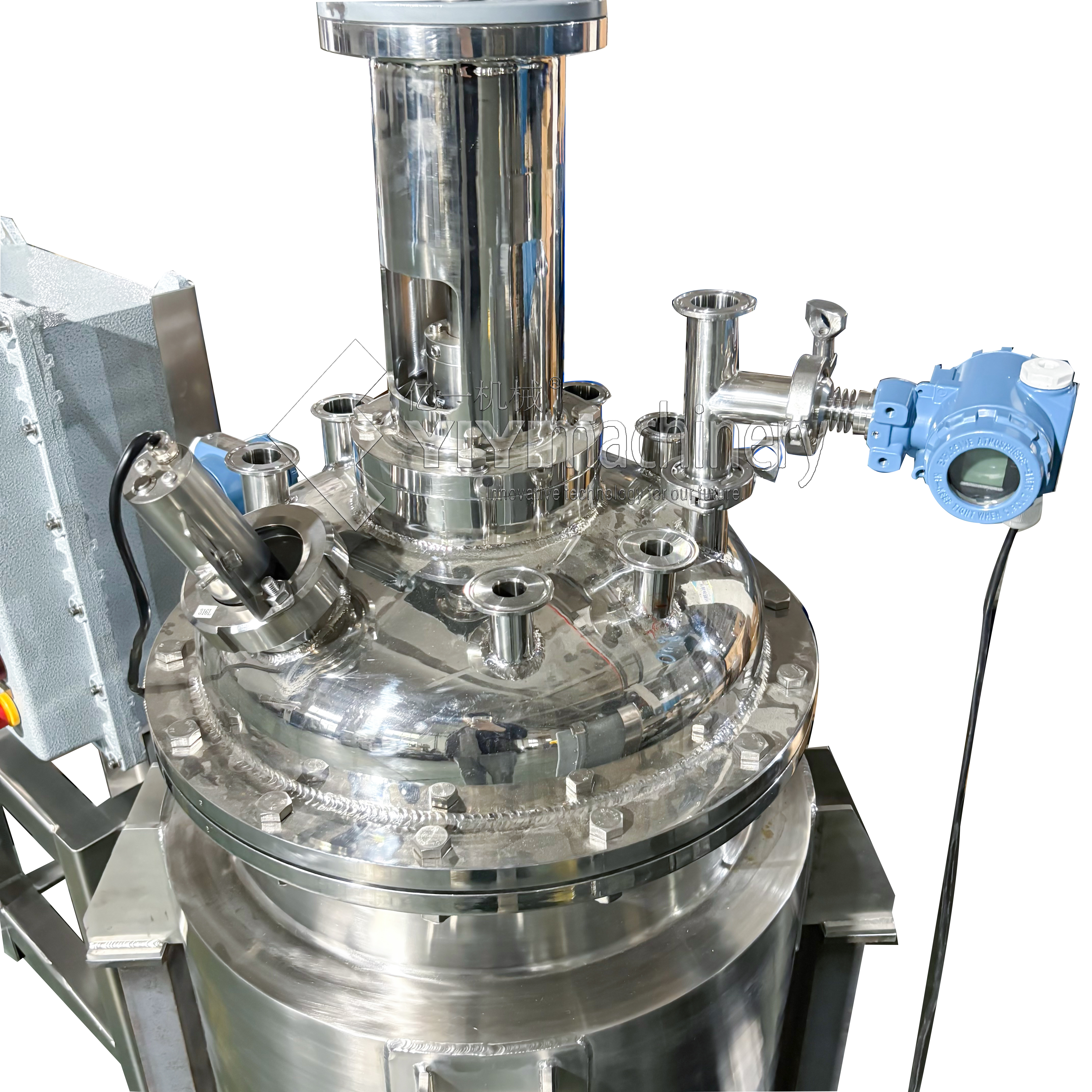100Lt Stainless Steel Reactor Jacket Mixing Tanks