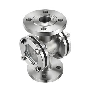 Sanitary Stainless Steel Welding Union Type Sight Glass Welding Connection Borosilicate Sight Glass Transparent Sight Glass