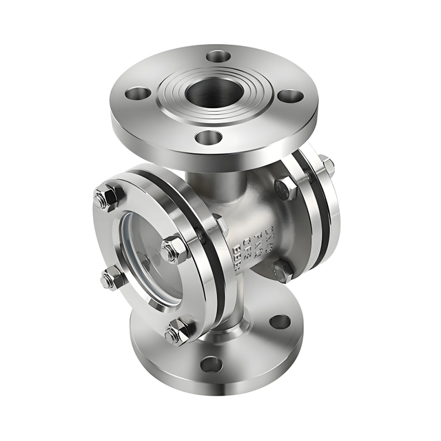 Sanitary Stainless Steel Welding Union Type Sight Glass Welding Connection Borosilicate Sight Glass Transparent Sight Glass