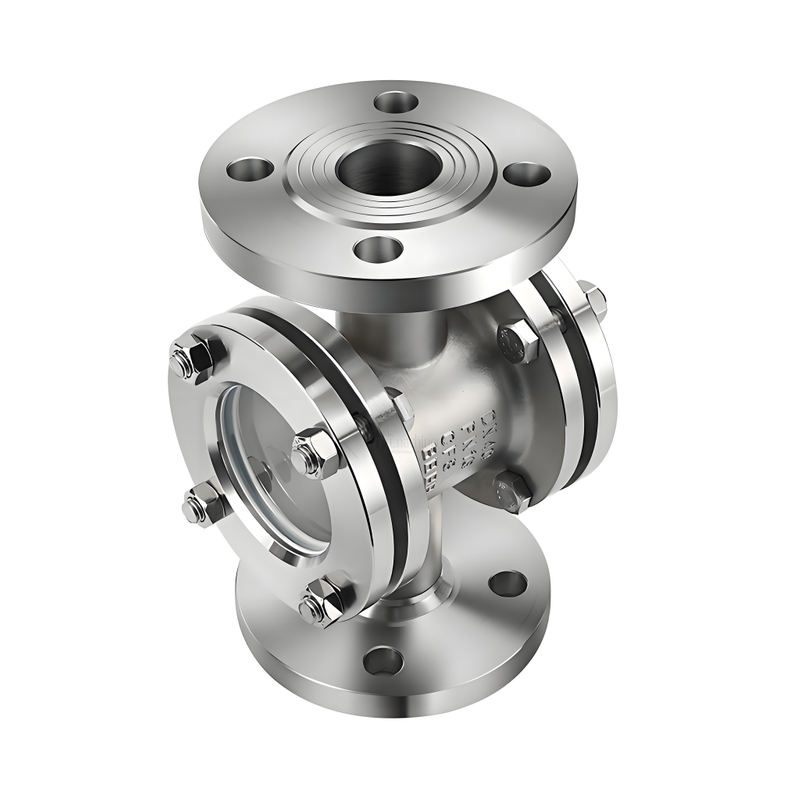 Sanitary Stainless Steel Welding Union Type Sight Glass Welding Connection Borosilicate Sight Glass Transparent Sight Glass