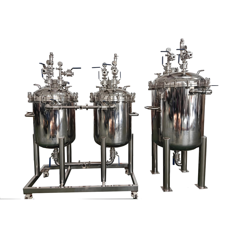 Chemical Reactor Training Equipment 50L 500L L Vessel Custom Mixing Tank Stainless Steel