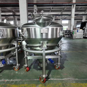 Stainless Steel IBC Turnover Hopper Silo for Powder Particles