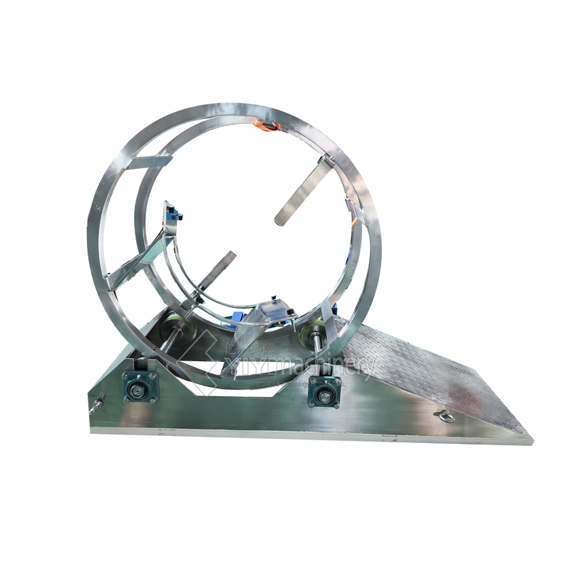 Roller Rack Suitable for Testing Stainless Steel Oil Drum Tank