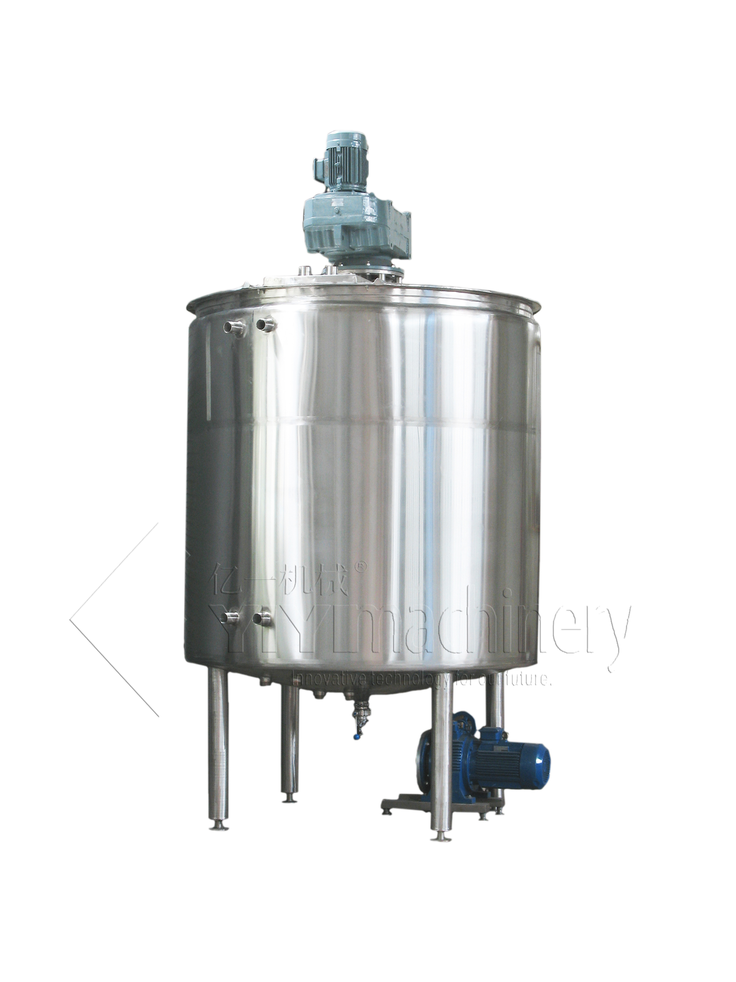 500l 1000l 10000l Sanitary Stainless Steel Stirrer Electric Heating Mixing Equipment Tank Wholesaler