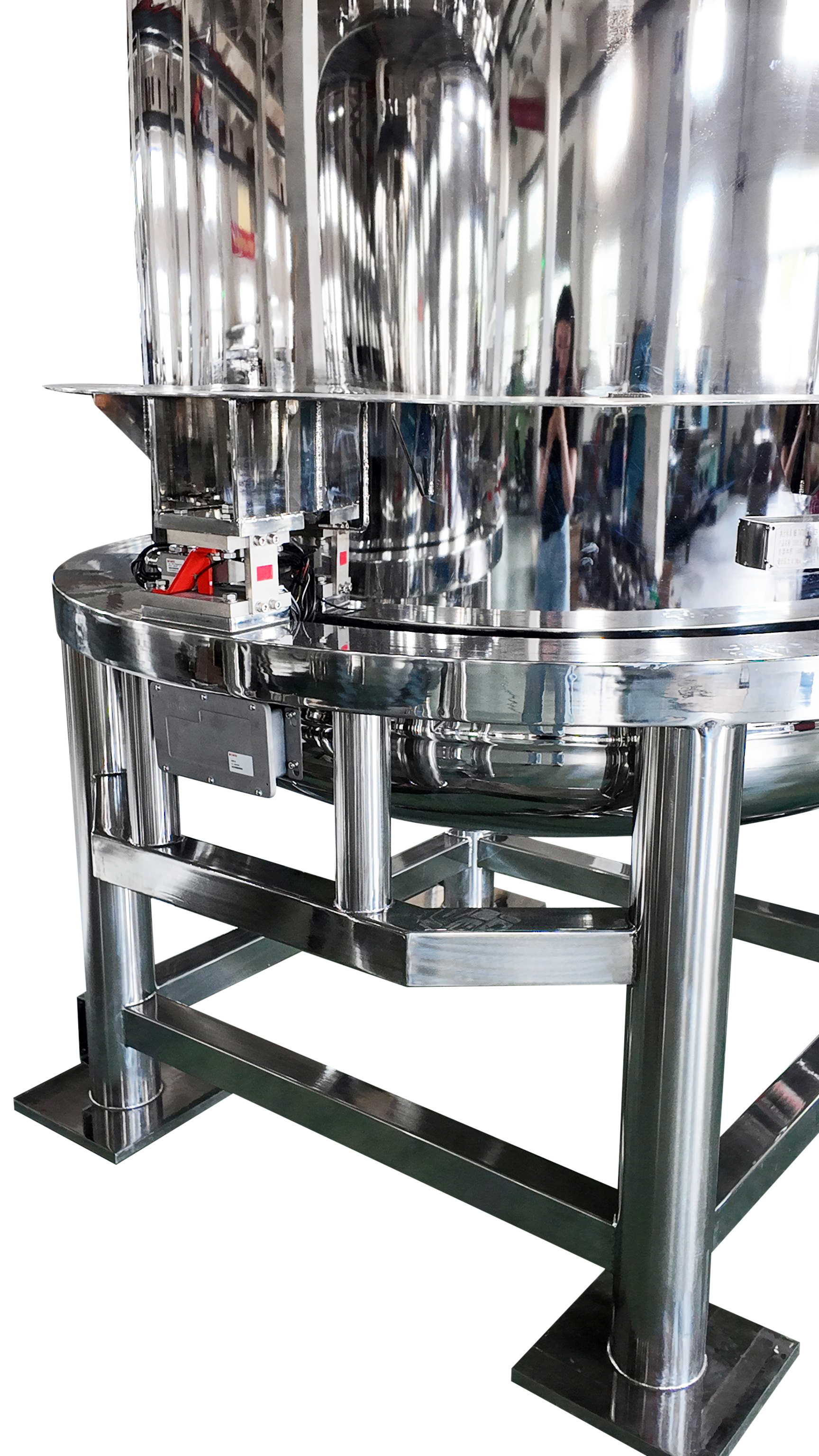 Stainless Steel 1500 Liter Metering Tank for Lithium Battery Production