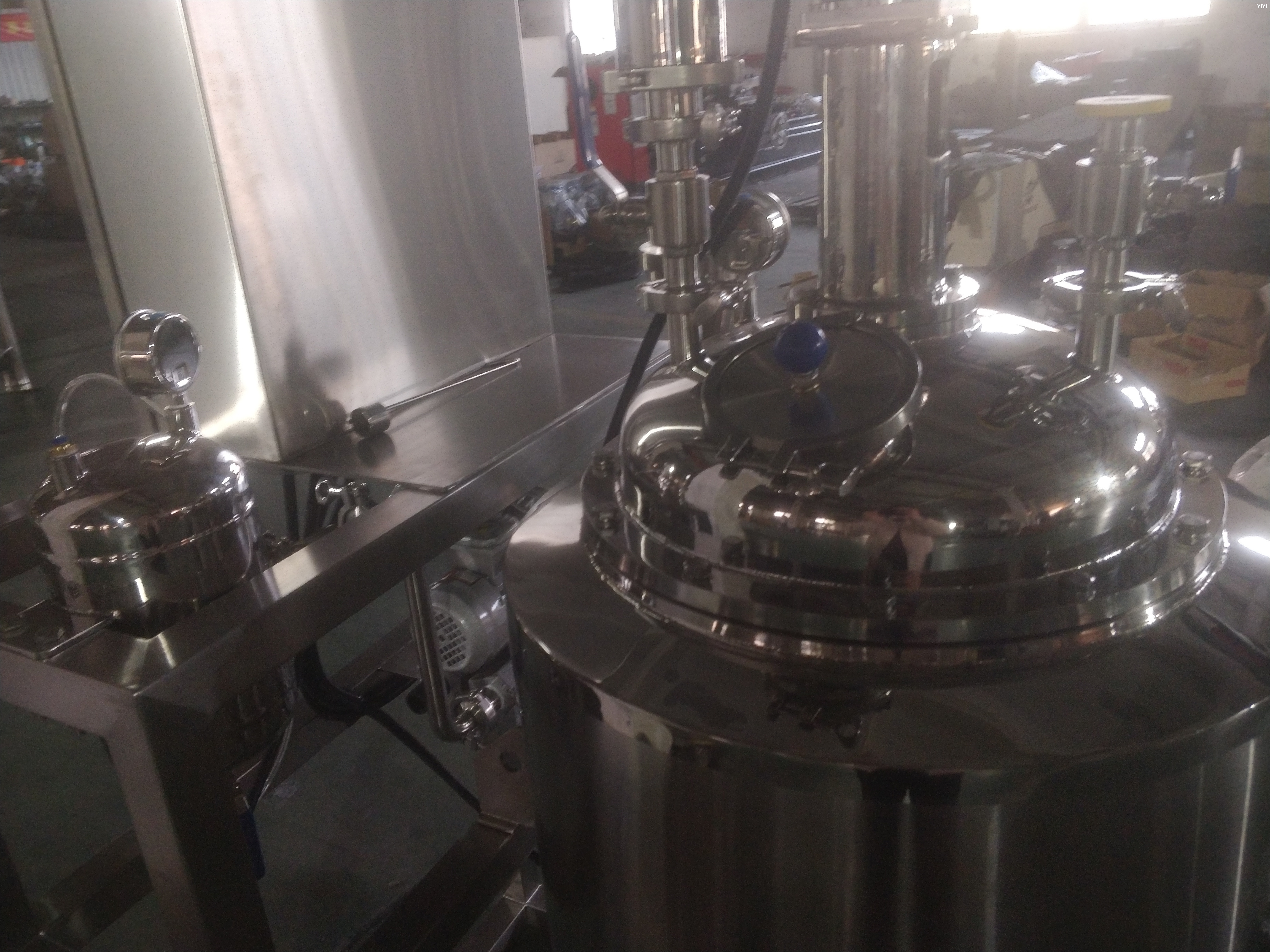 Fermentation Tank Conical Tanks with Jacket Mixing Tank Laboratory Use