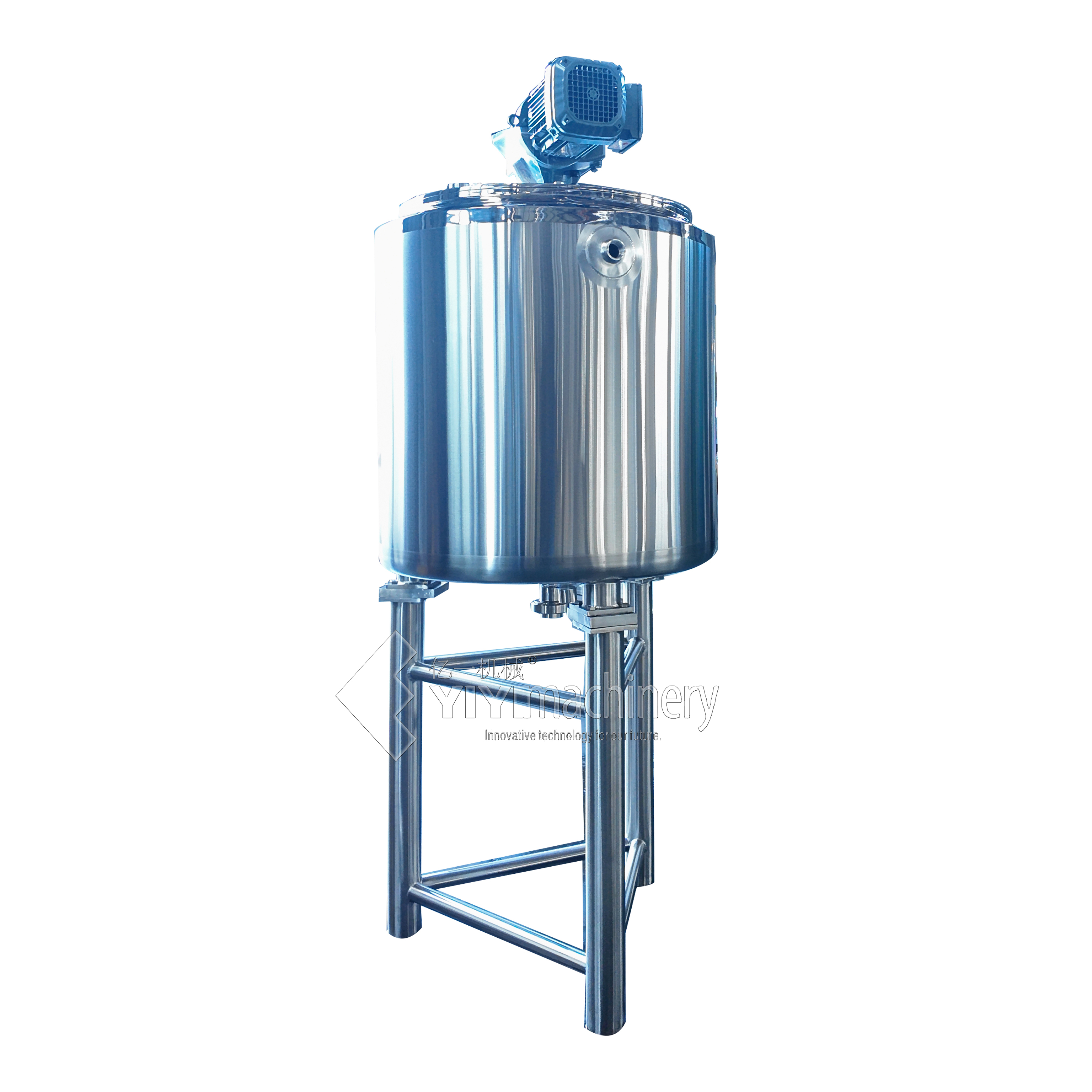 150L Sanitary Stainless Steel Stirrer Sugar Factory Sugaring Mixing Equipment Tank 