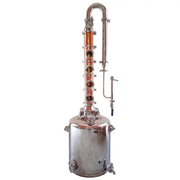 Stainless Steel Copper Reflow Moonlight Alcohol still Distills Tank Steaming Equipment Tanks