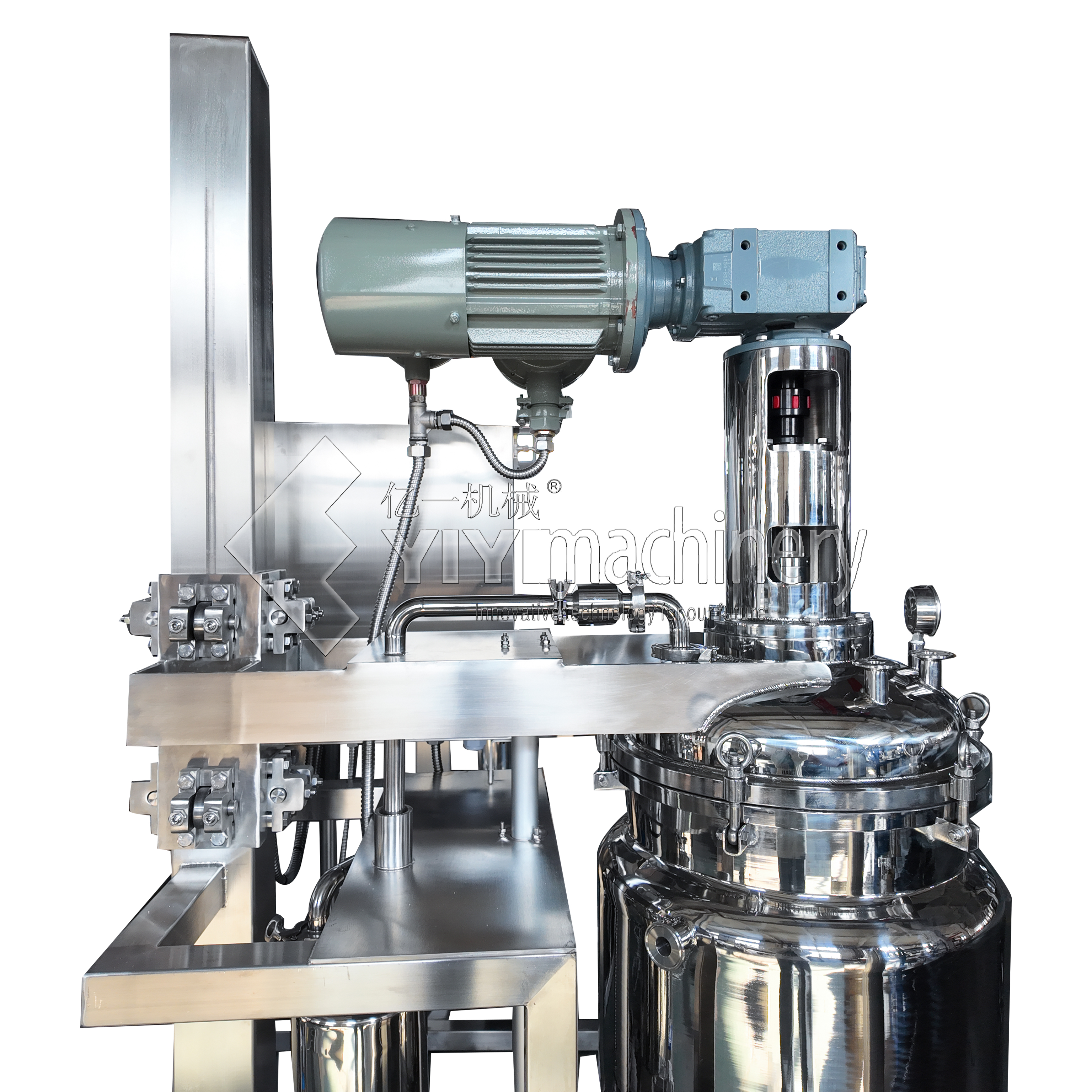 Mixing Equipment Vertical Tank Stainless Steel with Agitator Lift Type