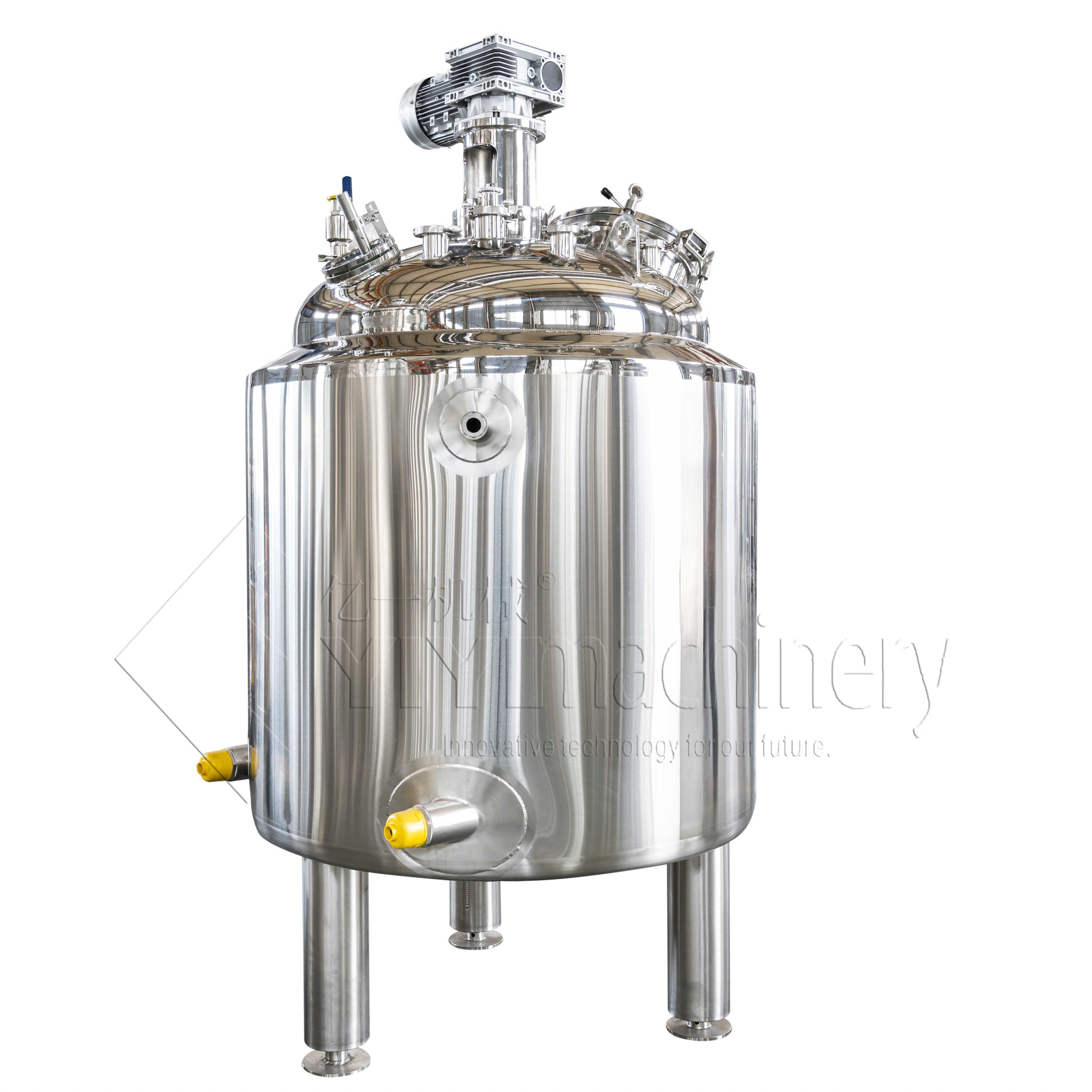 Stainless Steel Electric Mixer Soap Liquid Mixing Tank Storage Processing Tanks 