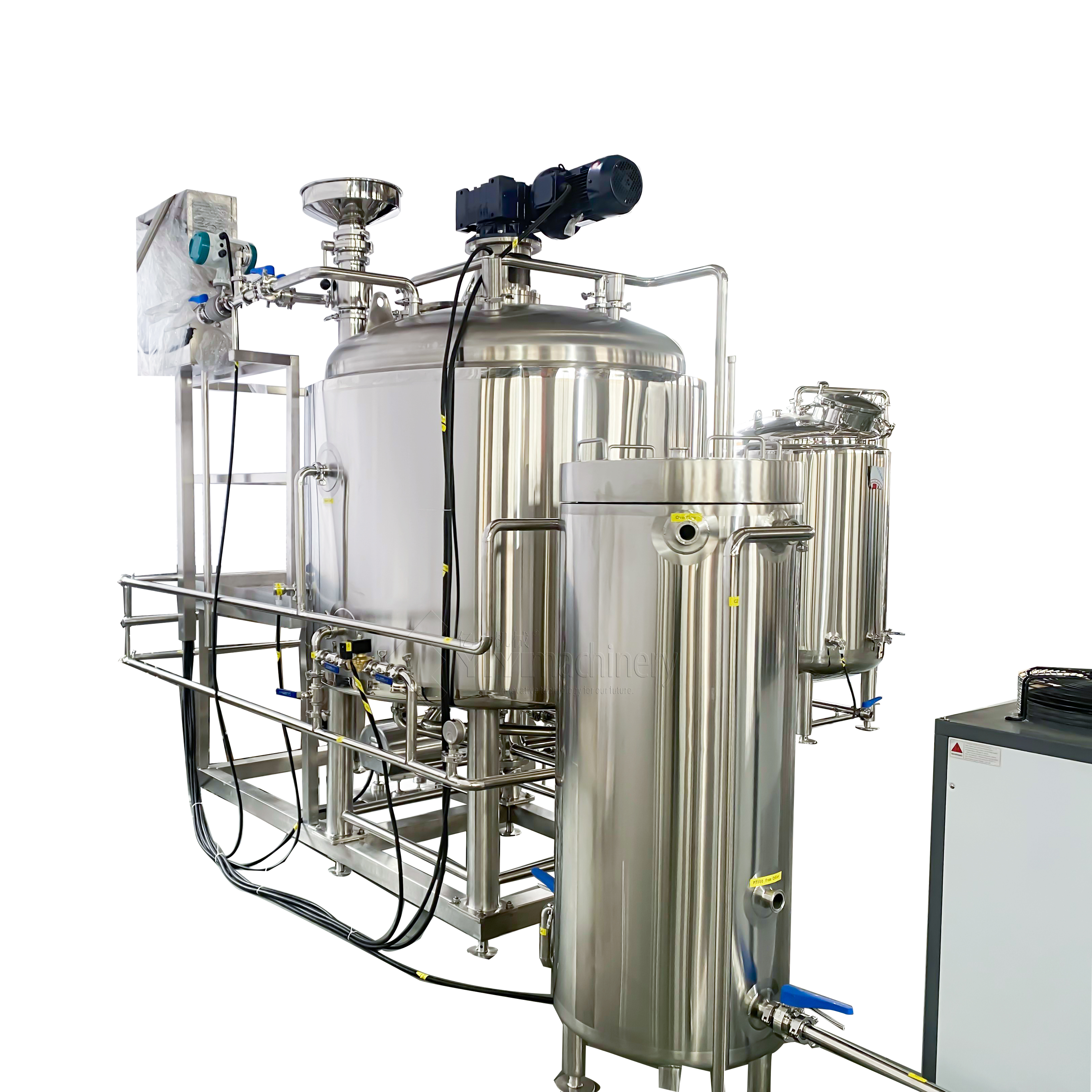 Industrial Household Ss Tank Tanks Alcohol Ethanol Saccharification Equipment Durable Stainless Steel Brewing Vessels for Commercial Use