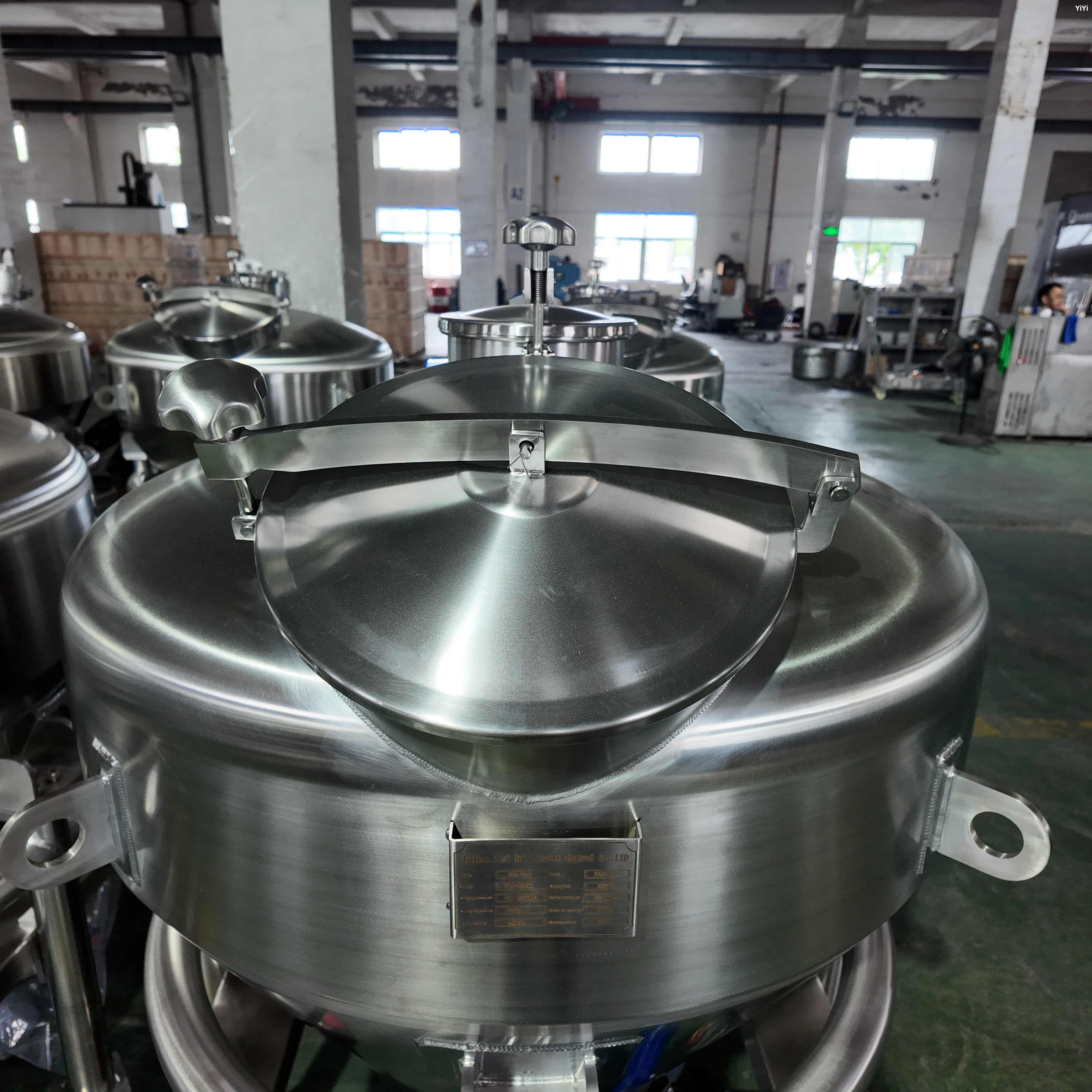 Stainless Steel IBC Turnover Hopper Silo for Powder Particles