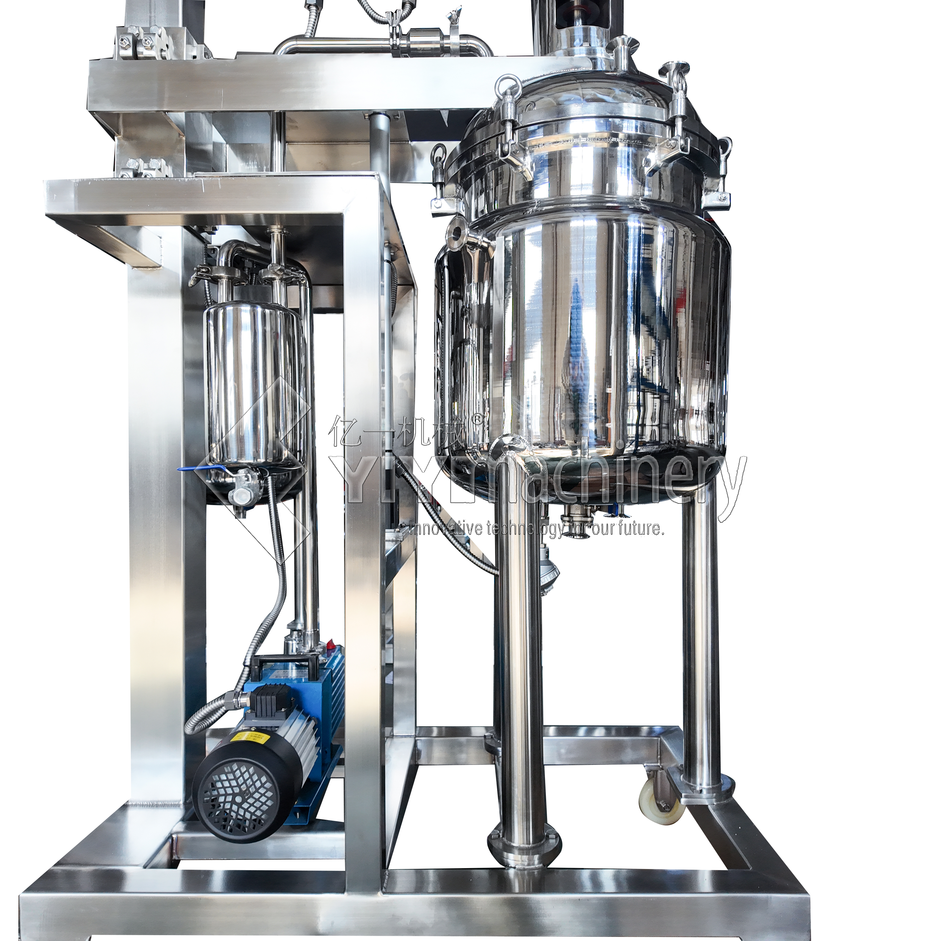 Mixing Equipment Vertical Tank Stainless Steel with Agitator Lift Type