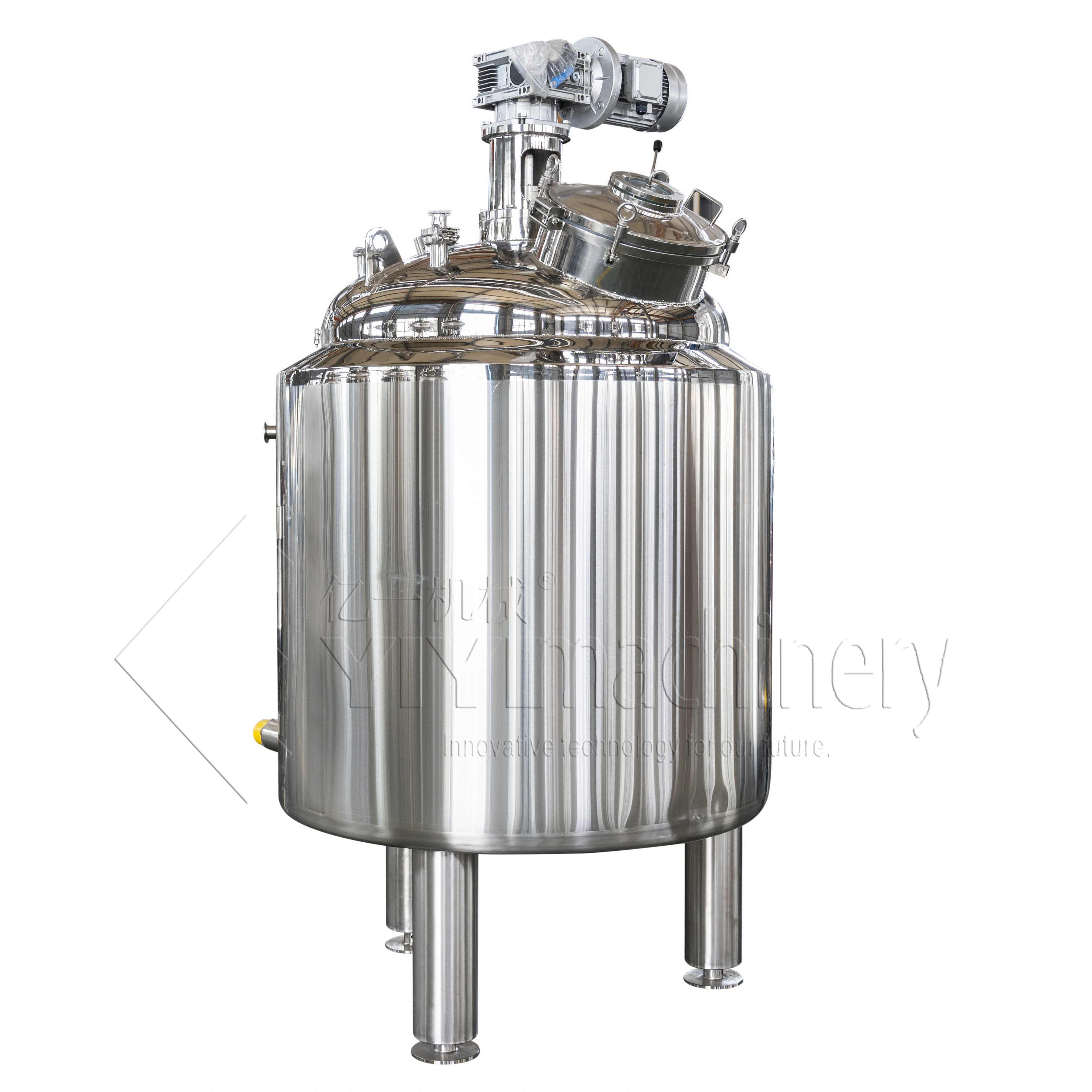 Stainless Steel Electric Mixer Soap Liquid Mixing Tank Storage Processing Tanks 