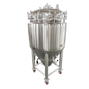 Beer Vessel Equipment Durable Stainless Steel Brewing Vessels for Commercial Use 600 L KG Conical Fermenters with Cooling Jacket Tank Takns
