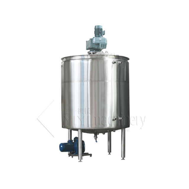 304 316L Stainless Steel Mixing Tank Emulsification With Electric Heating Hygienic for Beverage Food Production