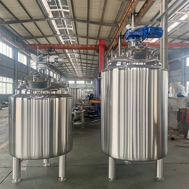 Mixing Tank Mixing Paddle Industrial Mixing Stainless Steel Tanks Manufacturer
