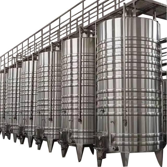 Large Steel 500L Floating Lid Wine Inox Fermentation Tank for Wine