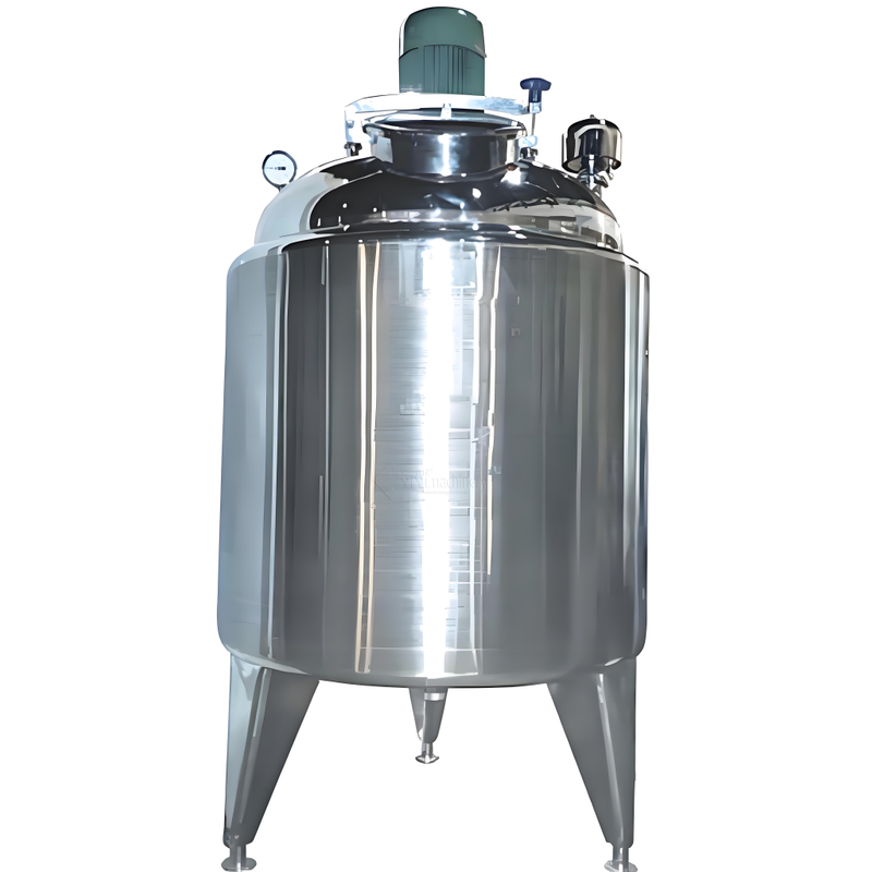  Liquid Syrup Mixing Tank with Agitator Double Jacketed Heating Stainless Steel Tanks South Africa 