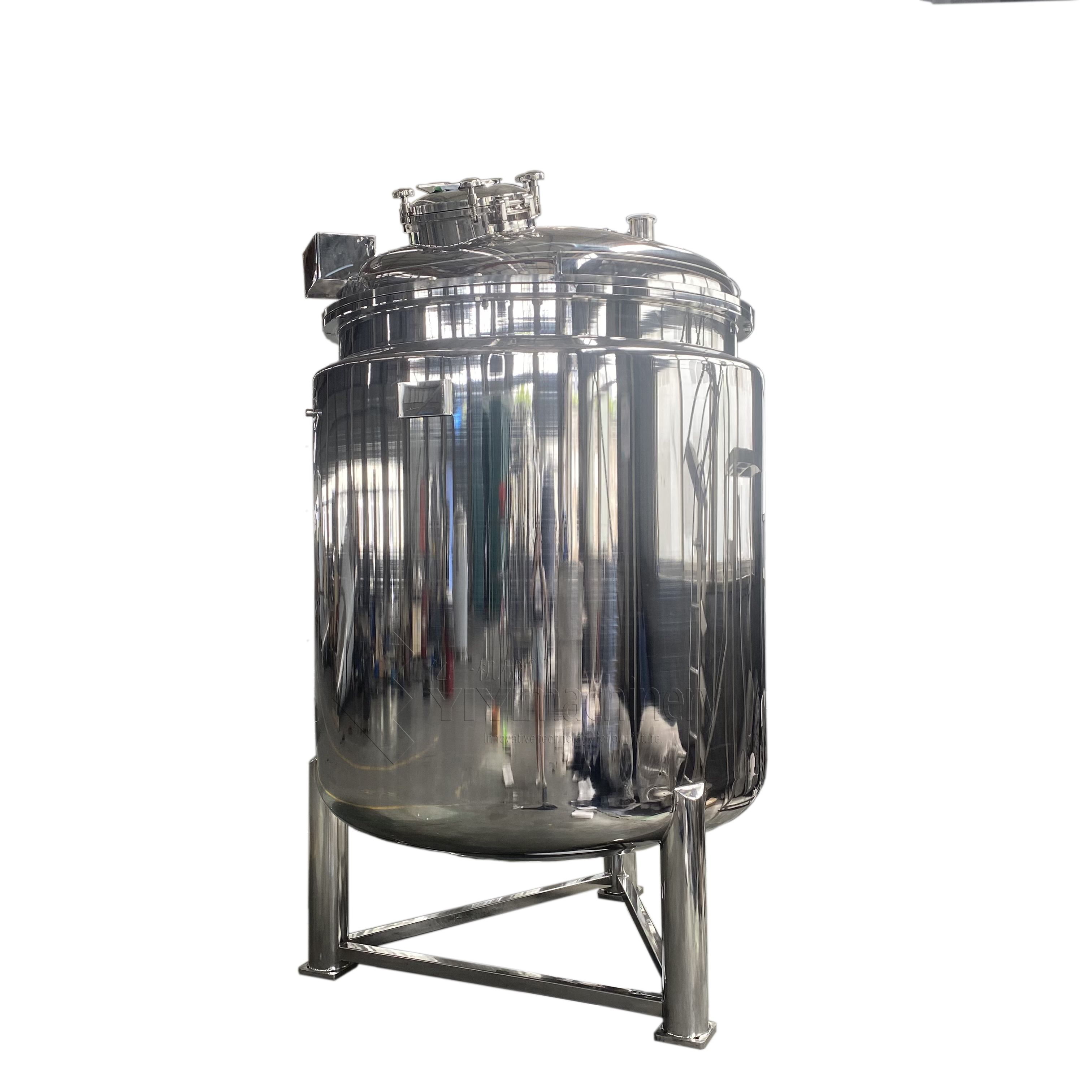 Jacket Chocolate Tank Mixing Storage Tank Portable Stainless Steel for Pharmaceutical Labs 