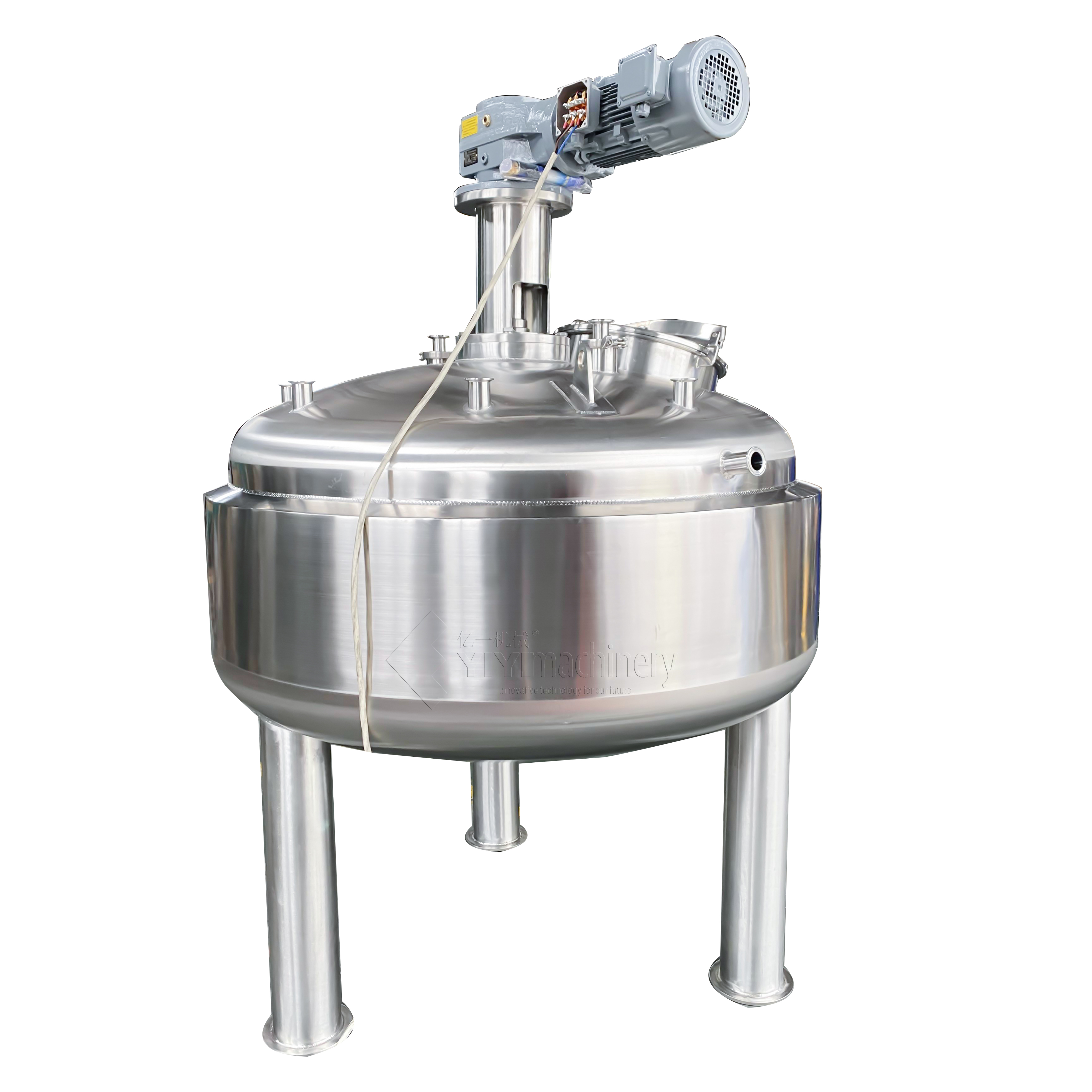 Stainless Steel Chemical Machine Equipment Liquid Detergent Making Machine Agitator/Paddle Mixer Toothpaste Mixing Tank-1000L 200L 500L 
