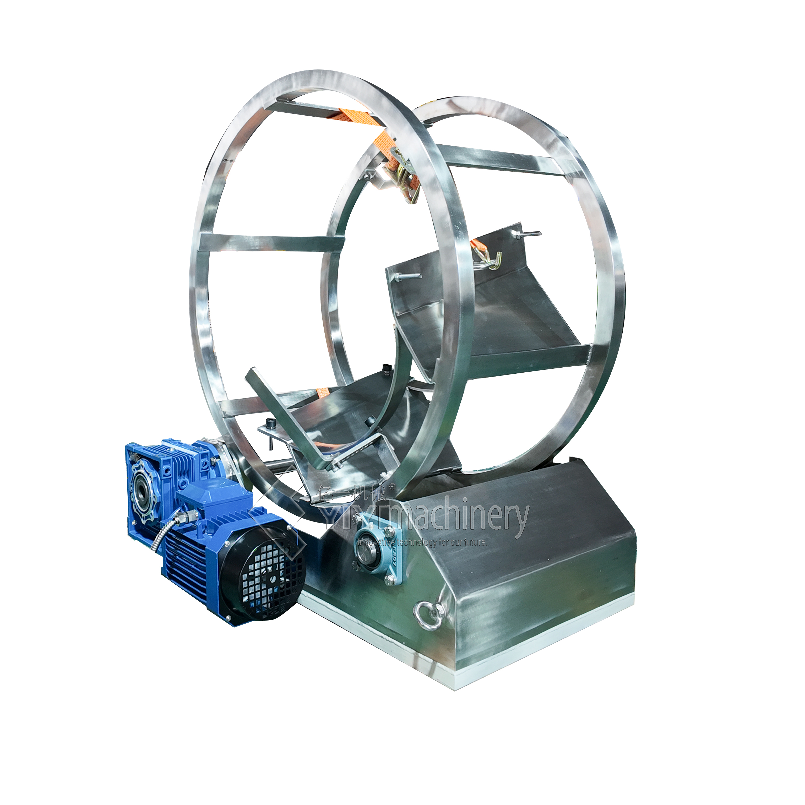 Roller Rack Suitable for Testing Stainless Steel Oil Drum Tank